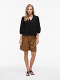 VILA VIPETRA SPLIT NECK TOP CON MANICHE A 3/4, Black Beauty, highres - 14110055_BlackBeauty_005.jpg
