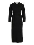 Vila CINTURA CON CINTURÓN DE LAZO VESTIDO DE PUNTO, Black, highres - 14076061_Black_001.jpg