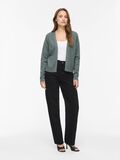 Product image thumbnail - VIRIL KORT &Aring;PEN CARDIGAN, Balsam Green | 4