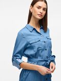 VILA KURZES BLUSENKLEID, Medium Blue Denim, highres - 14107316_MediumBlueDenim_006.jpg