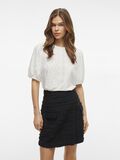 VILA ROUND NECK SHORT SLEEVED TOP, Optical Snow, highres - 14101667_OpticalSnow_003.jpg