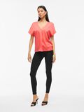 VILA VIELLETTE V-NECK SHORT SLEEVED TOP, Dubarry, highres - 14089239_Dubarry_005.jpg