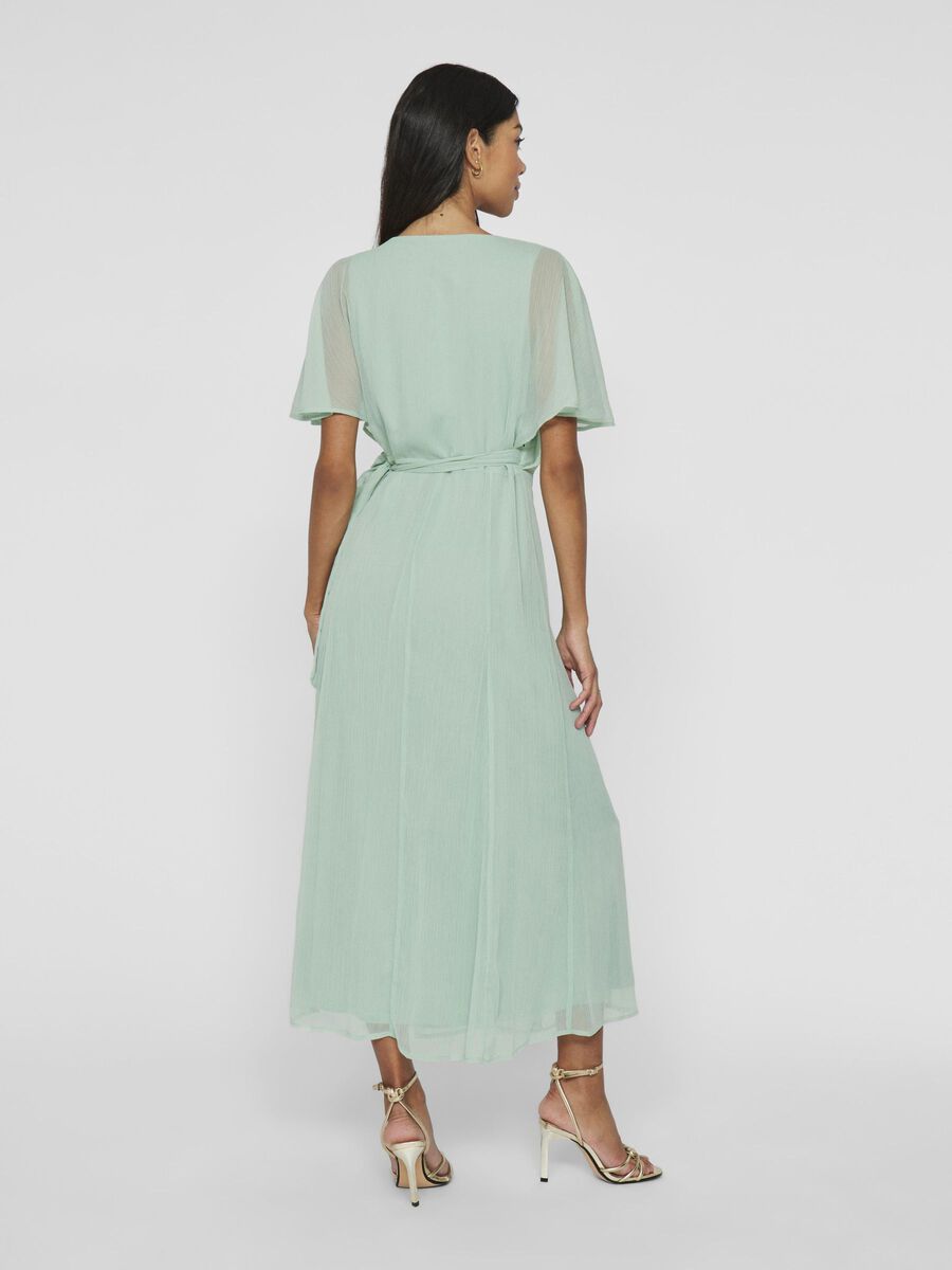 VILA DISEÑO MAXI CON MANGAS VESTIDO ENVOLVENTE, Silt Green, highres - 14107677_SiltGreen_004.jpg