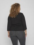 Vila CURVE - 3/4 SLEEVED BLOUSE, Black, highres - 14092932_Black_004.jpg