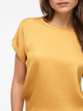 Product image thumbnail - VIELLETTE SHORT SLEEVED TOP, Amber Gold | 3