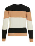 Vila MULTICOLOURED KNITTED PULLOVER, Warm Taupe, highres - 14080284_WarmTaupe_987910_002.jpg