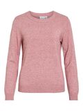 Product image thumbnail - VIRIL ROUND NECK KNITTED PULLOVER, Nostalgia Rose | 1