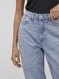 Vila HIGH-WAIST STRAIGHT FIT JEANS, Light Blue Denim, highres - 14084730_LightBlueDenim_1038125_006.jpg