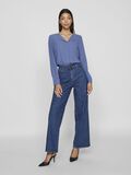 VILA VILUCY HIGH LOW SHIRT, Bijou Blue, highres - 14044253_BijouBlue_005.jpg