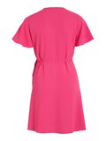 Vila SHORT-SLEEVED WRAP DRESS, Pink Yarrow, highres - 14087207_PinkYarrow_002.jpg