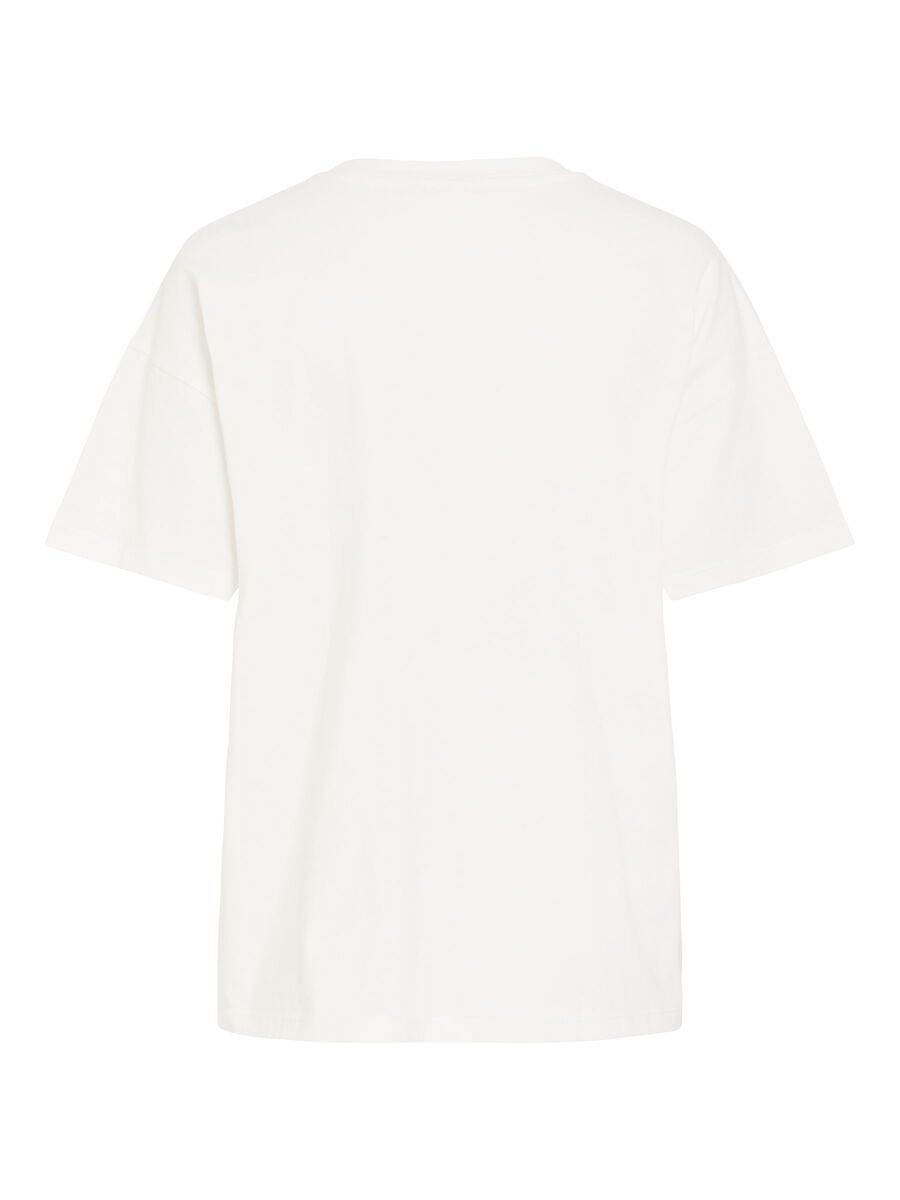 Carousel image - VIVORA GOLA REDONDA T-SHIRT OVERSIZED, Snow White | 7