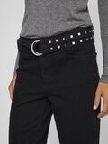 VILA BELTED TAPERED FIT JEANS, Meteorite, highres - 14100044_Meteorite_006.jpg