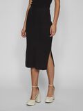 Vila ZIJSPLIT KNIT MIDDELLANGE ROK, Black, highres - 14092406_Black_003.jpg