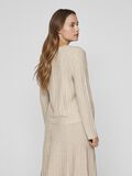 VILA V-NECK KNITTED TOP, Natural Melange, highres - 14104646_NaturalMelange_004.jpg