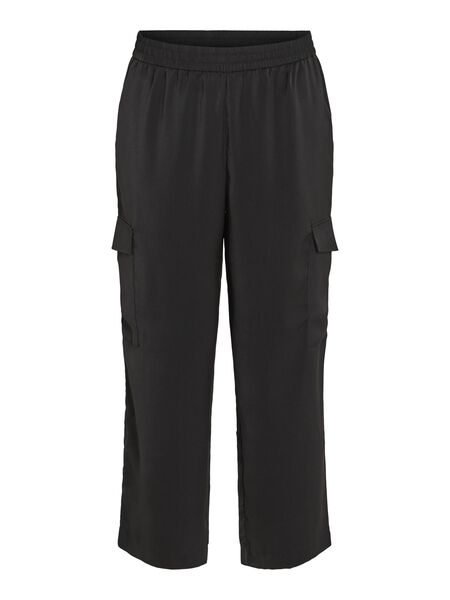 Vila CURVE - CARGO TROUSERS, Black, highres - 14092964_Black_001.jpg