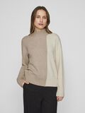 VILA HØYHALSET STRIKKET PULLOVER, Natural Melange, highres - 14103375_NaturalMelange_1157665_003.jpg