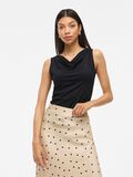 VILA VIKENZA WATERFALL SLEEVELESS TOP, Black, highres - 14113445_Black_003.jpg