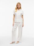 VILA VILANIA SHORT SLEEVED SHIRT, Snow White, highres - 14105430_SnowWhite_005.jpg