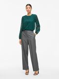 VILA HIGH WAIST TROUSERS, Dark Grey Melange, highres - 14105318_DarkGreyMelange_005.jpg