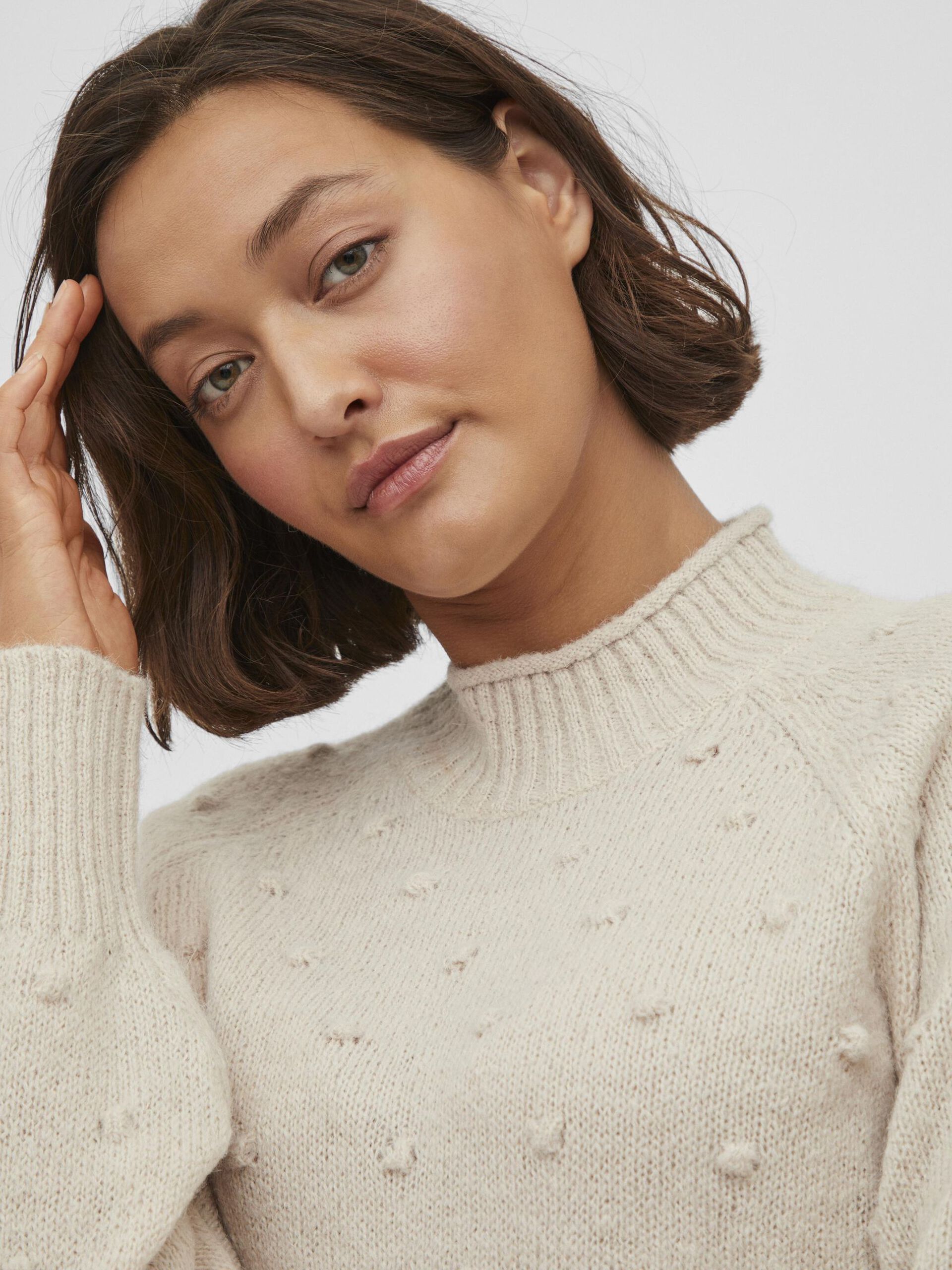 Carousel image - DETAILREICHER STRICKPULLOVER, Birch | 3