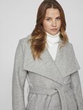 Vila AVEC LIEN À NOUER À LA TAILLE MANTEAU, Light Grey Melange, highres - 14080223_LightGreyMelange_006.jpg