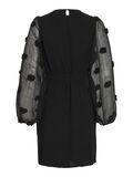 Vila LONG SLEEVED SHORT DRESS, Black, highres - 14099146_Black_002.jpg