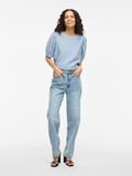 VILA VIALINIA ROUND NECK SHORT SLEEVED TOP, Kentucky Blue, highres - 14106829_KentuckyBlue_005.jpg