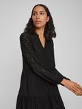 Vila LONG SLEEVED KNEE-LENGTH DRESS, Black, highres - 14070250_Black_006.jpg