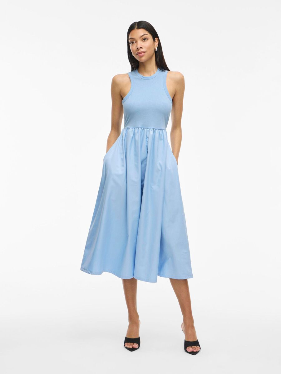 VILA VISONJA SLEEVELESS MIDI DRESS, Frozen Fjord, highres - 14112265_FrozenFjord_003.jpg