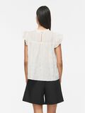 Product image thumbnail - VIYVA ROUND NECK SLEEVELESS TOP, Snow White | 2