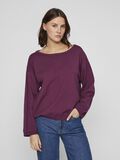 VILA LONG SLEEVED KNITTED PULLOVER, Burgundy, highres - 14109848_Burgundy_003.jpg
