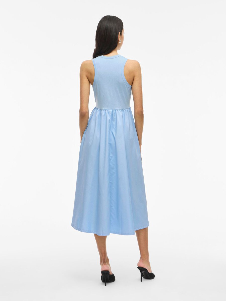 VILA VISONJA SLEEVELESS MIDI DRESS, Frozen Fjord, highres - 14112265_FrozenFjord_004.jpg