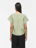 Product image thumbnail - VIPRISILLA V&Yacute;STŘIH DO V TRIČKO S KR&Aacute;TK&Yacute;M RUK&Aacute;VEM, Smoke Green | 2