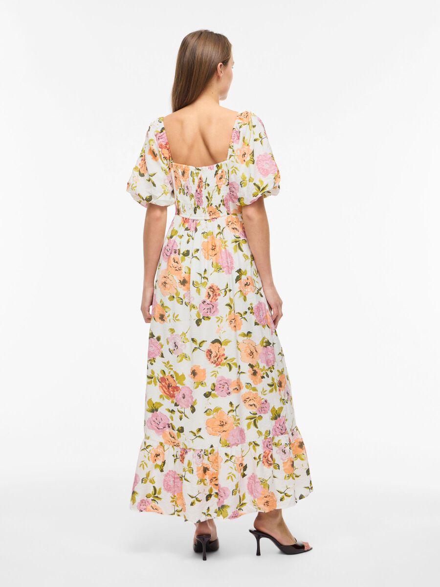 Product carousel image - VIFLOLA MANICHE CORTE VESTITO LUNGO, Snow White | 2