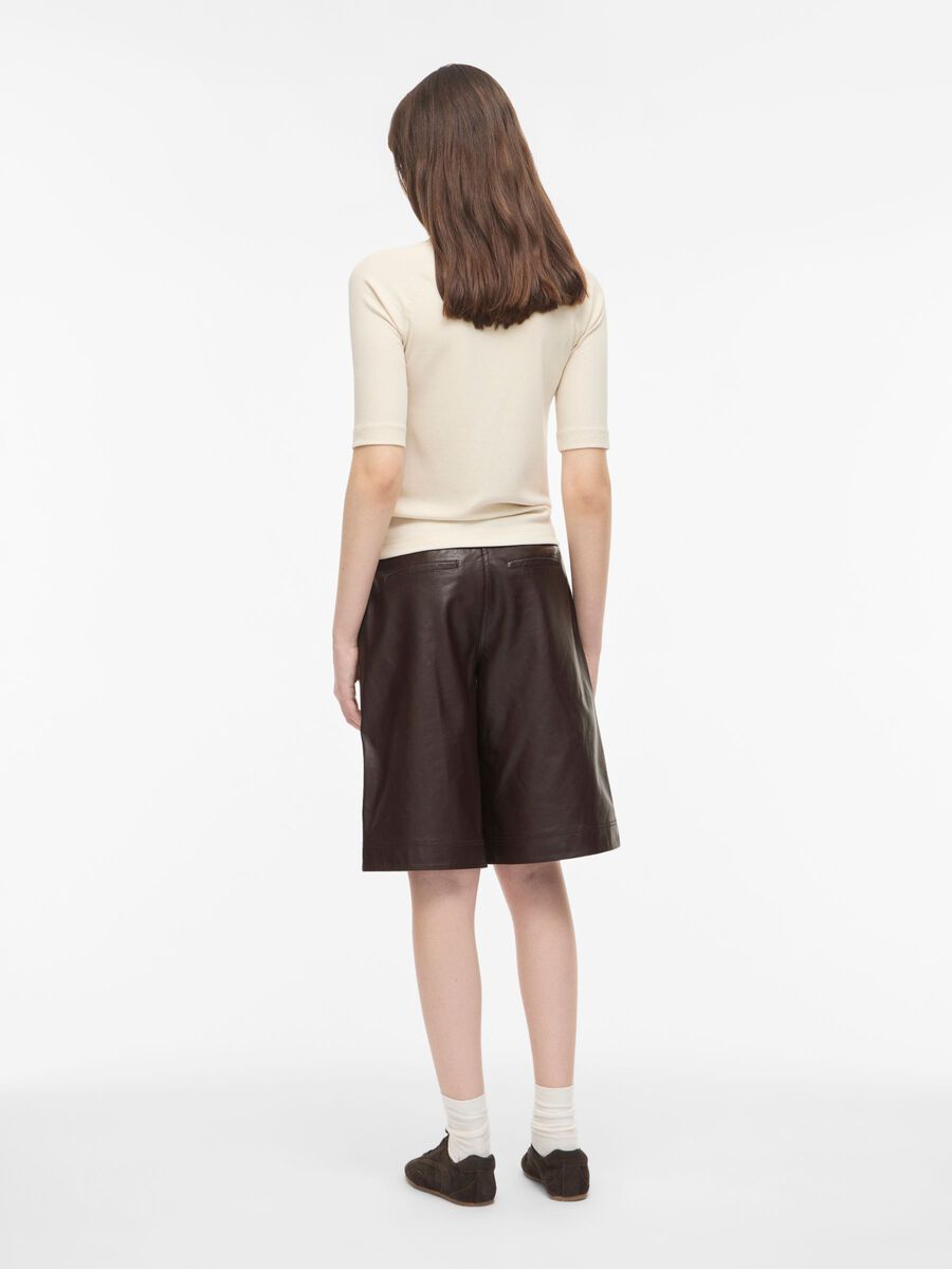 Carousel image - LEDER CULOTTES, Seal Brown | 2