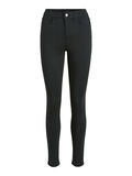 Vila KORKEAVYÖTÄRÖINEN SKINNY FIT -FARKUT, Black Denim, highres - 14084388_BlackDenim_001.jpg