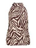 Product image thumbnail - VIJULIET HALTERTOP, Coffee Bean | 5