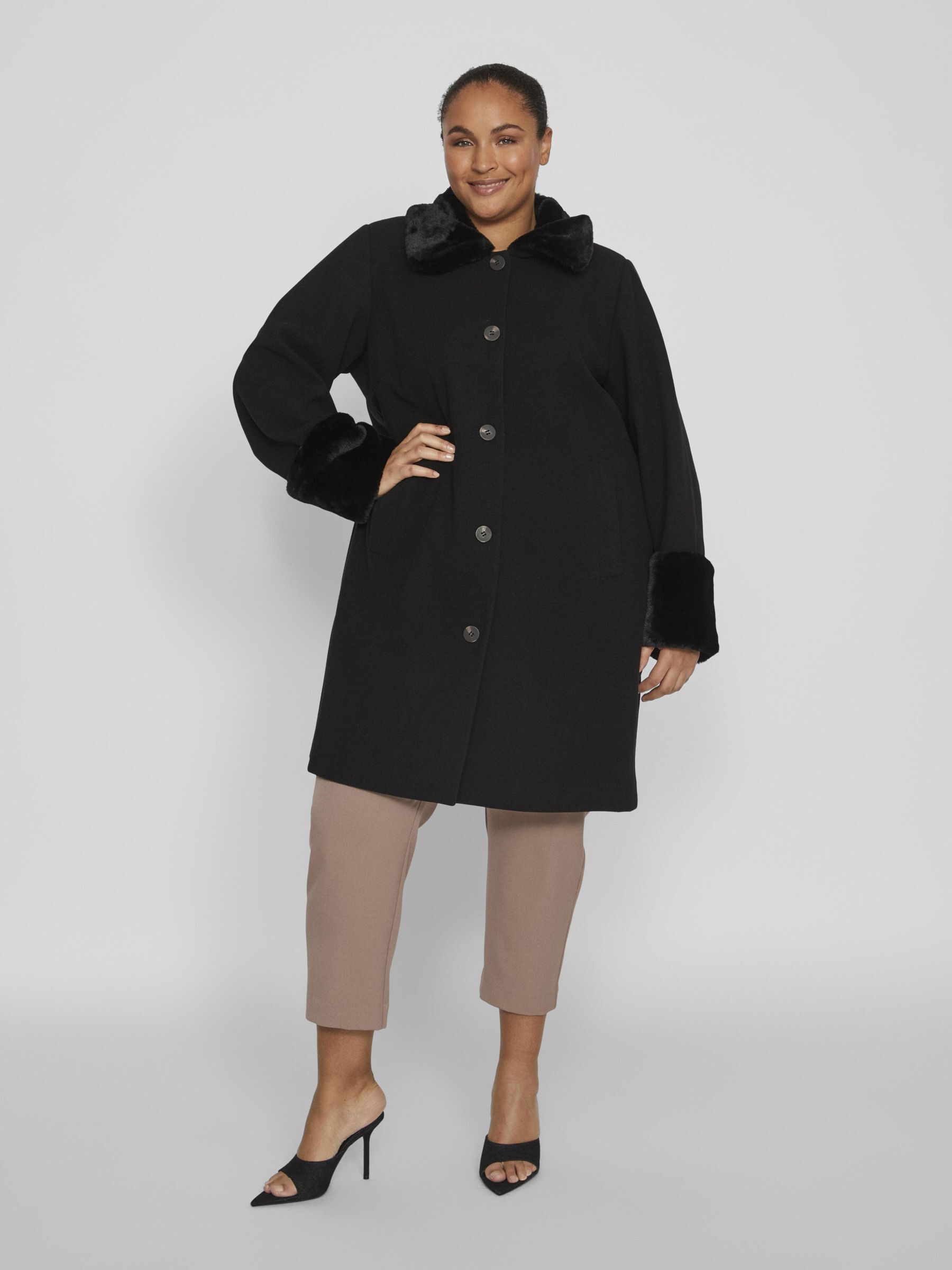 Faux Fur Coat Stylish Jacket For Women VILA Official