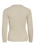 VILA POLO KNITTED PULLOVER, Birch, highres - 14106206_Birch_002.jpg