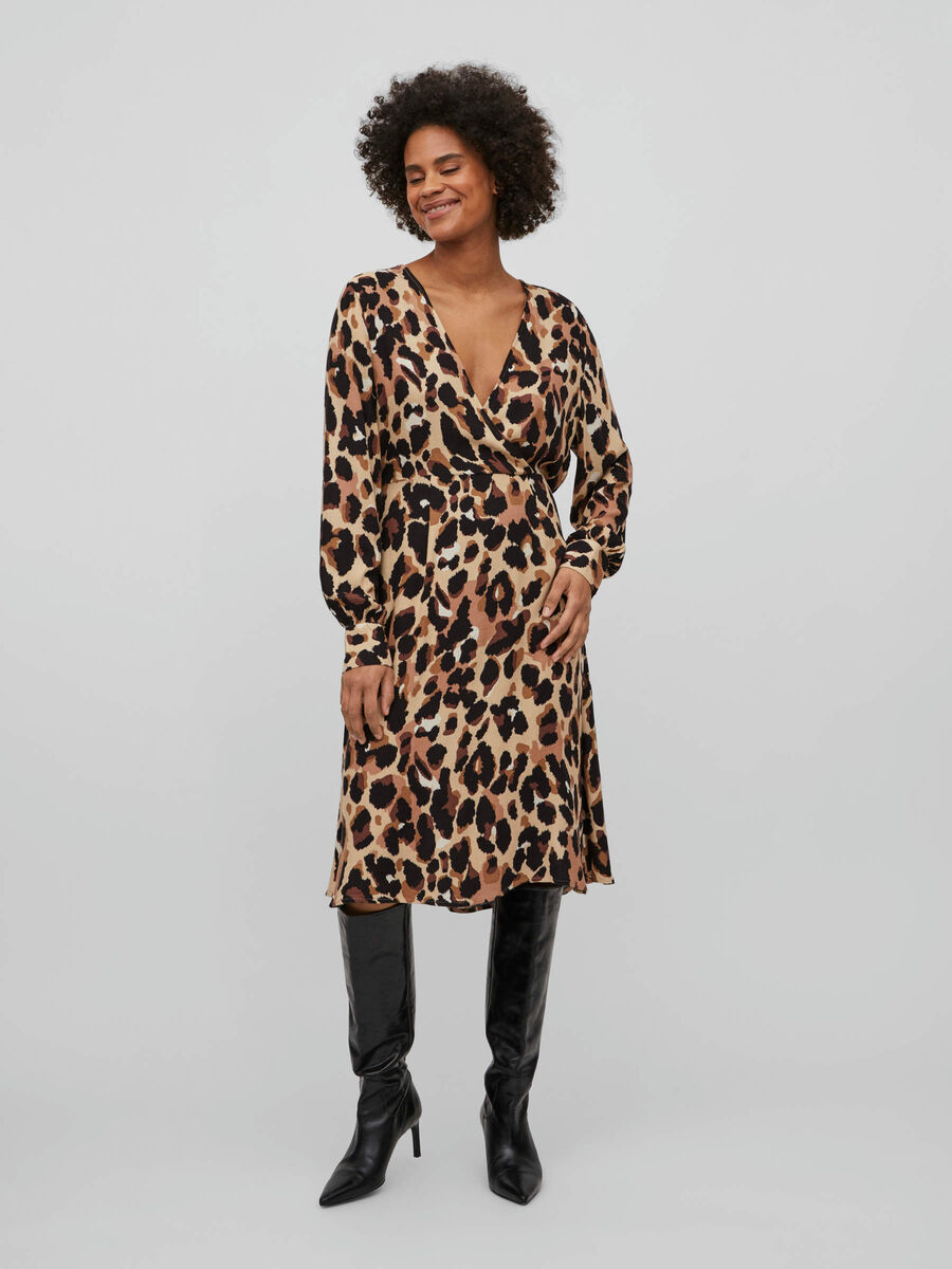 Vila LONG-SLEEVED VESTITO MIDI, Dawn, highres - 14082636_Dawn_999267_003.jpg