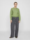 VILA ROUND NECK KNITTED PULLOVER, Cactus, highres - 14100111_Cactus_005.jpg