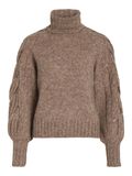 Vila TURTLENECK KNITTED PULLOVER, Malt Ball, highres - 14091728_MaltBall_1079817_001.jpg