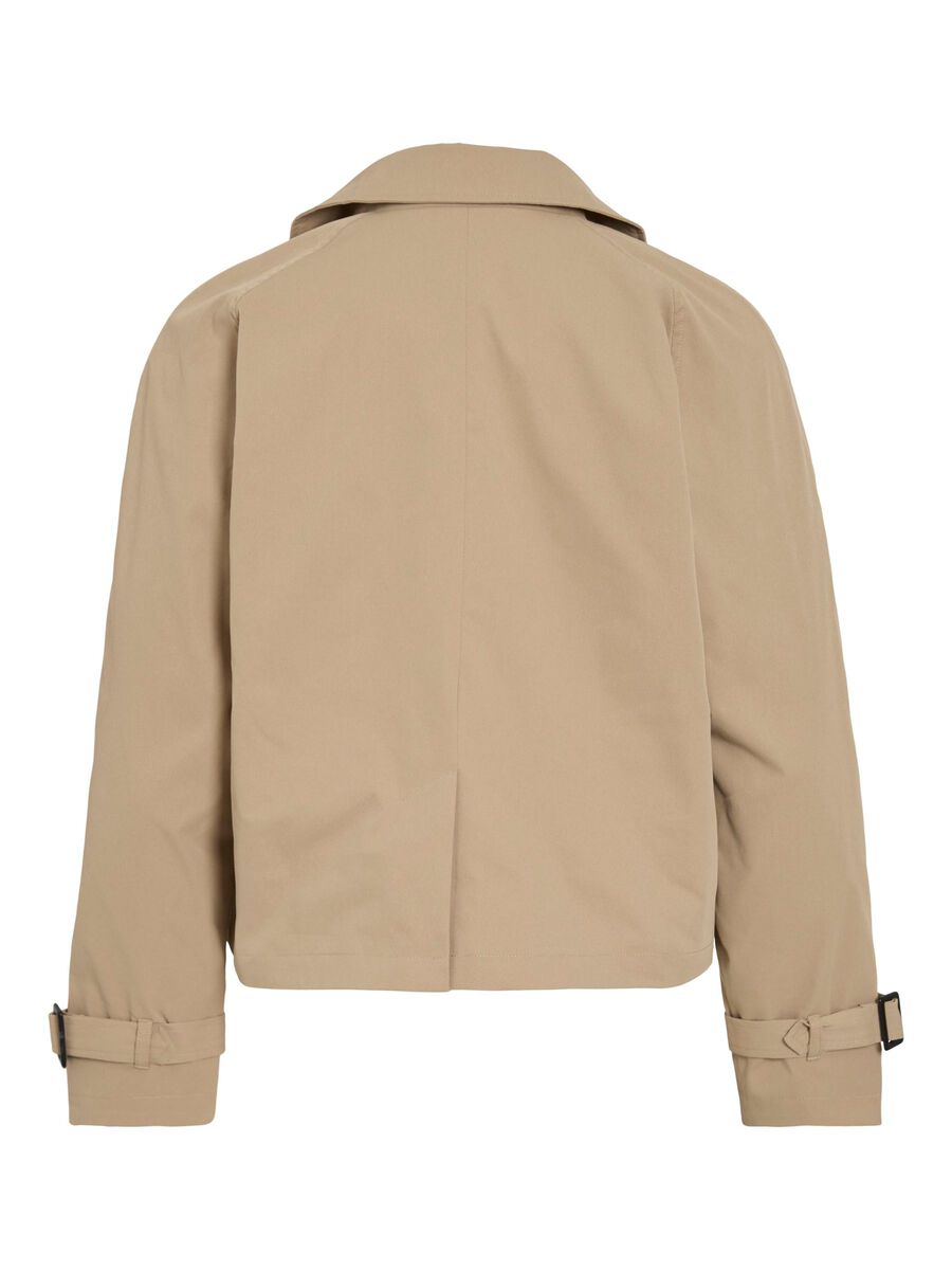 VILA KORT TRENCHCOAT, Feather Gray, highres - 14111220_FeatherGray_002.jpg