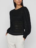 VILA SCOLLO ROTONDO TOP A MANICHE LUNGHE, Black, highres - 14109892_Black_007.jpg