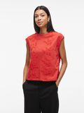 VILA ROUND NECK SLEEVELESS TOP, Aurora Red, highres - 14104240_AuroraRed_003.jpg