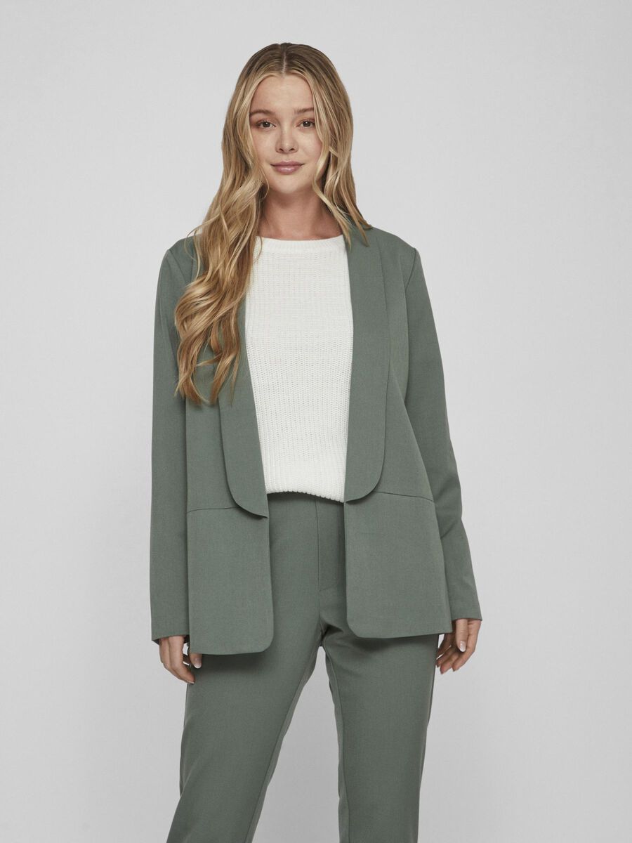 Vila OUVERT BLAZER, Duck Green, highres - 14090069_DuckGreen_003.jpg
