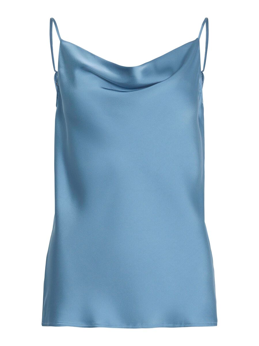 VILA VIRAVENNA SINGLET STRAP TOP, Coronet Blue, highres - 14109460_CoronetBlue_001.jpg