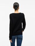 VILA VIRIL ROUND NECK KNITTED PULLOVER, Black, highres - 14054177_Black_004.jpg