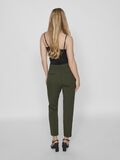 VILA VIVARONE SLIM FIT HIGH WAISTED TROUSERS, Kombu Green, highres - 14087406_KombuGreen_004.jpg