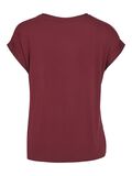 VILA VIELLETTE OBERTEIL MIT KURZEN ÄRMELN, Cabernet, highres - 14059563_Cabernet_002.jpg